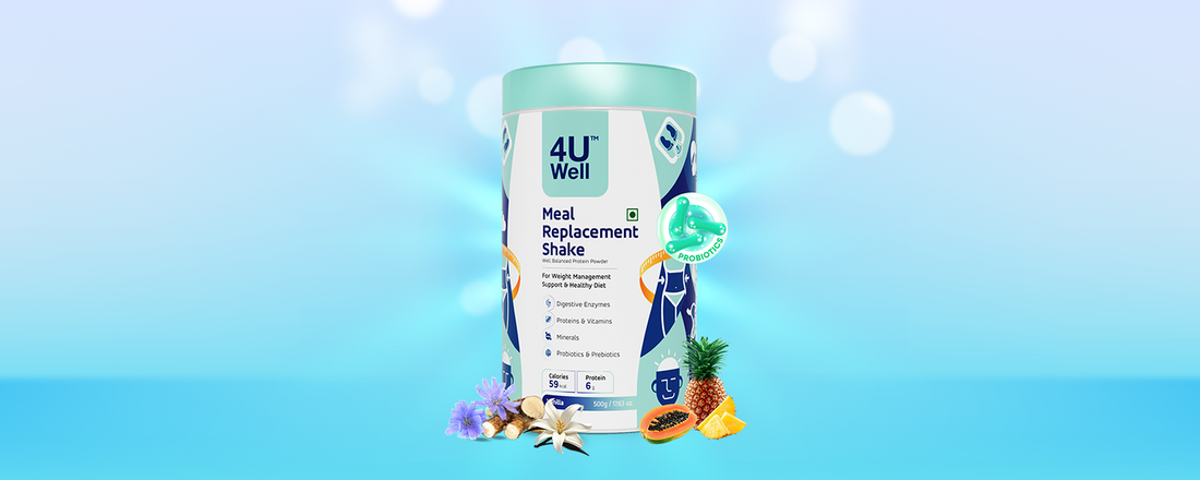 How 4UWELL Meal Replacement Shake (MRS) Can Help Support A Healthy Weight Loss