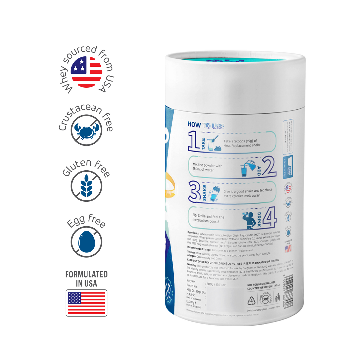 MEAL REPLACEMENT SHAKE - Fat Burn | Healthy Weight Loss | Gut Friendly