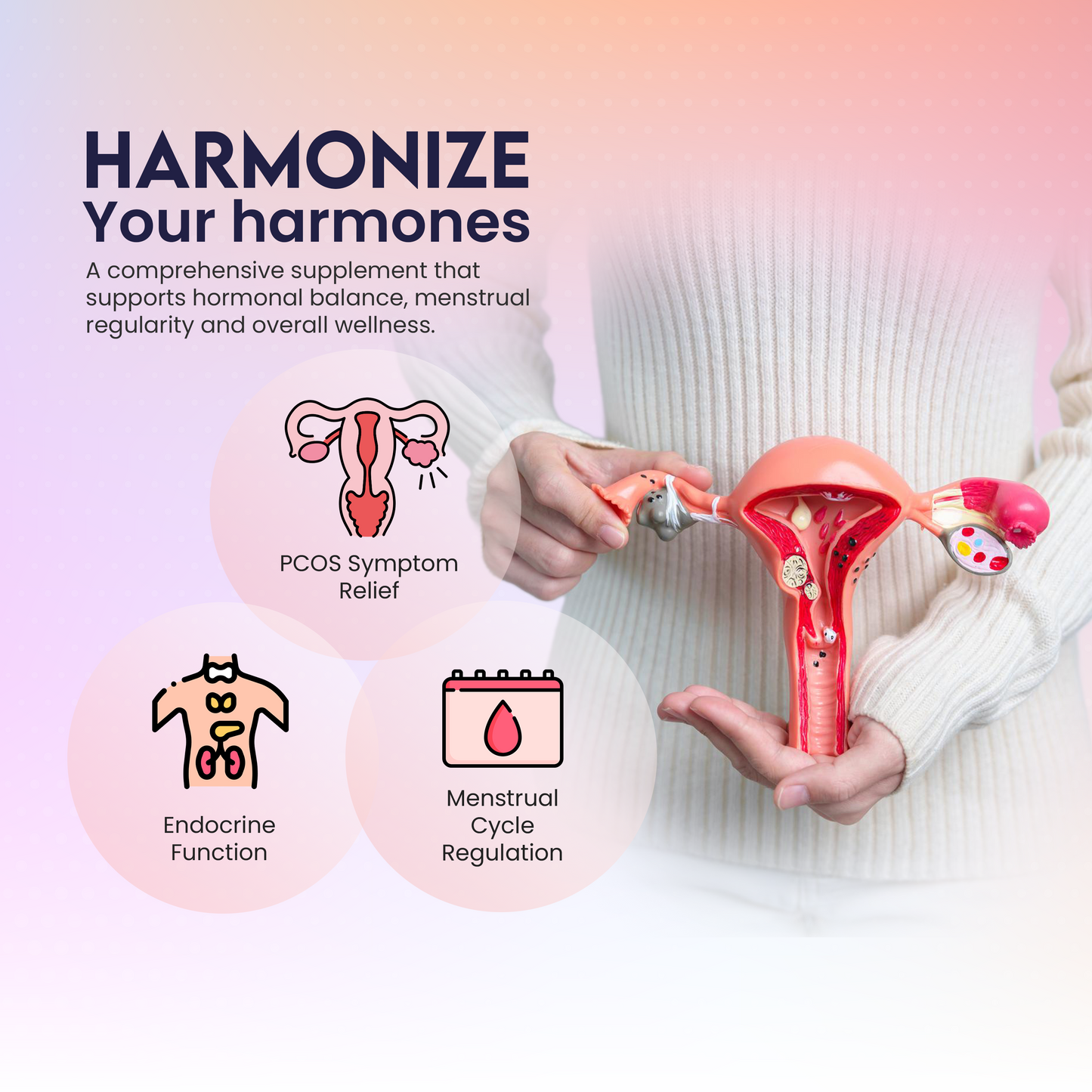 BIO PCOS: Natural Hormone Balance | Regularize Periods | Weight Loss | Stress Relief