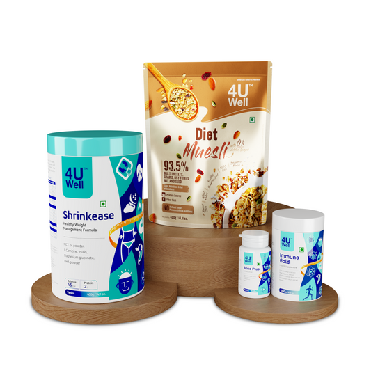 BoneFit – Bone Health Combo 3 (Shrinkease, Immune Gold, Diet Muesli, Bone Plus)