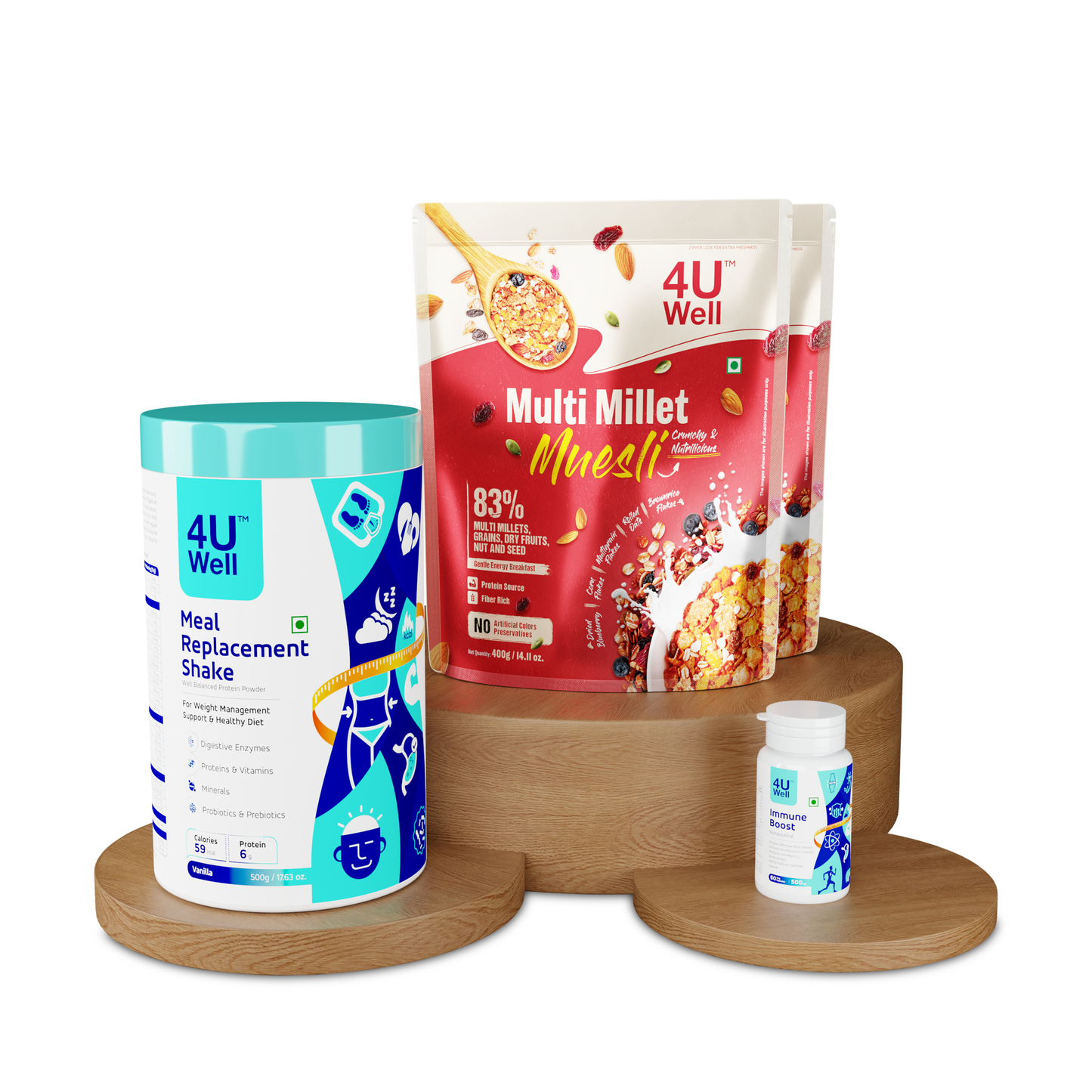 WeightLoss – Combo 2 (MRS, Immune Boost, Multi Millet Muesli )