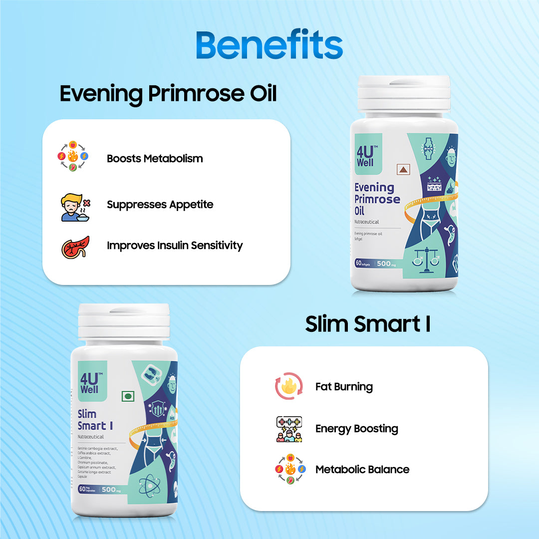 Women's Health Fat Loss Combo (Evening Primrose | Slim smart 1)