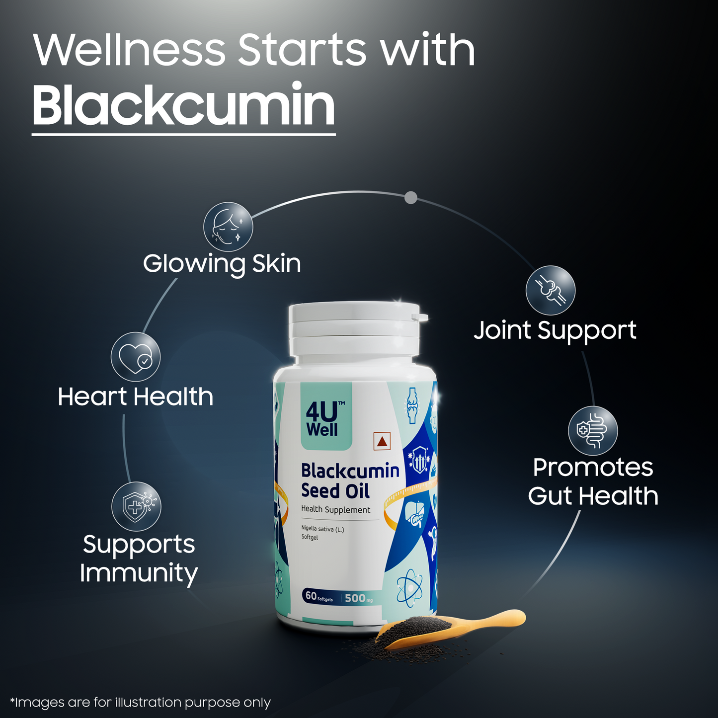 Blackcumin Seed Oil: Immune Health | Powerful Antioxidant | Healthy Aging