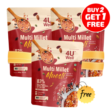 Multi-Millet Muesli Combo (Buy 2 Get 1)