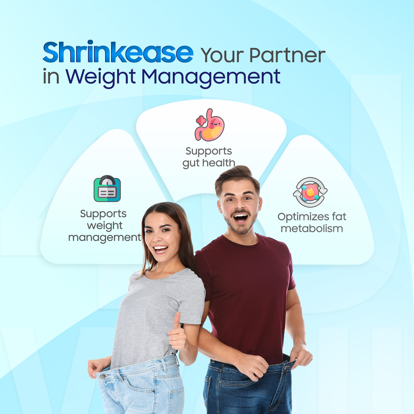 SHRINKEASE - Healthy Weight Management | Fat Oxidation | Inch Loss