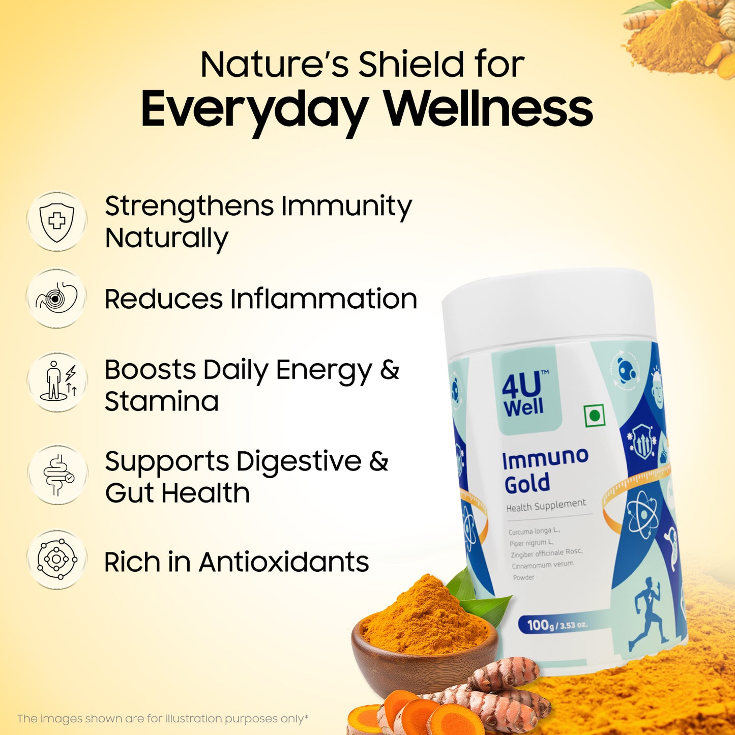 IMMUNO GOLD - Immunity | Strength | Stress Relief