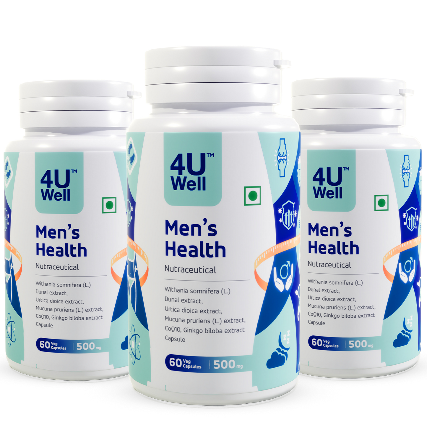 MEN'S HEALTH: Daily Wellness Support for Men | Energy & Vitality | Active Lifestyle Formula