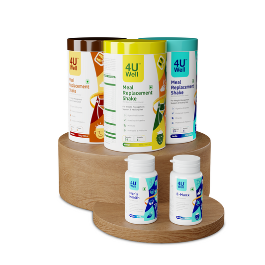 HeFit – Men’s Health & Performance Combo (Meal Replacement Shake, Men's Health, E-Maxx)
