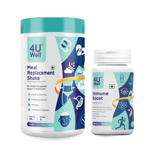 Weight Gain Combo for Underweight (MEAL REPLACEMENT SHAKE | IMMUNE BOOST )