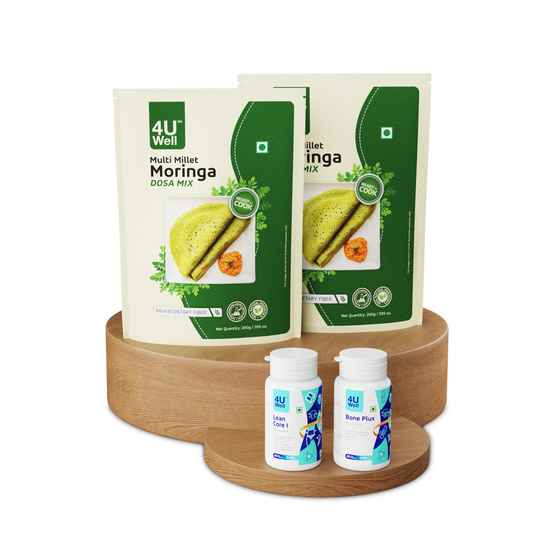 BoneFit – Bone Health Combo (Lean Core I, Bone Plus, Moringa Dosa Mix – 2 packs)