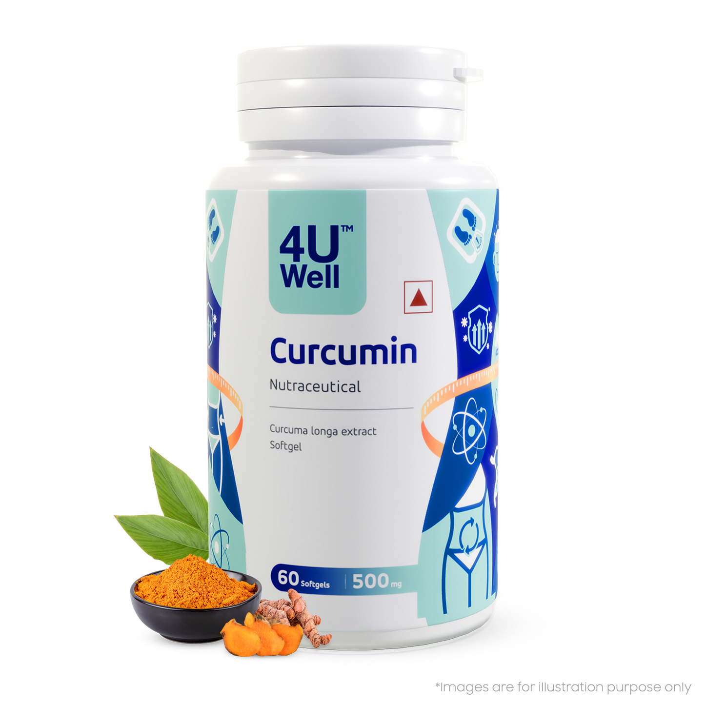 CURCUMIN: Antioxidant & Anti-inflammatory | Boosts Immune System | Skin Health | Joint Support