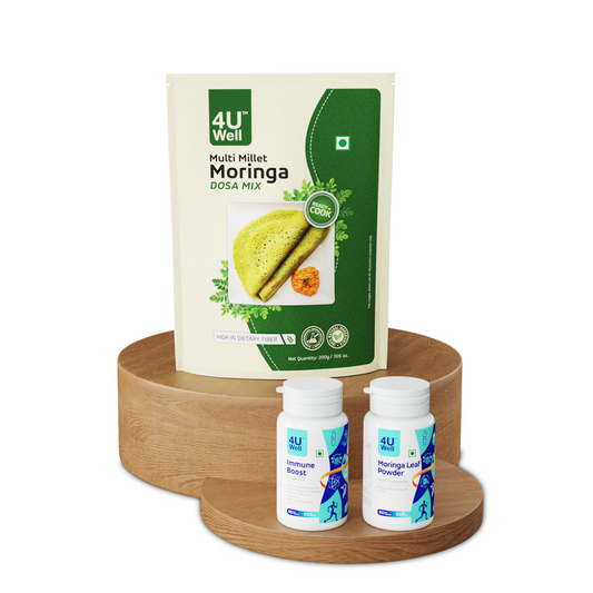 Immune Health Combo 1 (Moringa Leaf Powder, Immune Boost & Moringa Dosa Mix 3 qty
