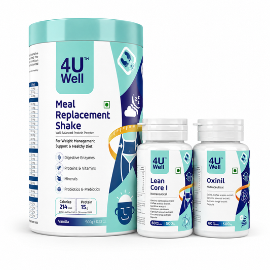 Obese Weight Management Combo (MEAL REPLACEMENT SHAKE | OXINIL | LEAN CORE I )