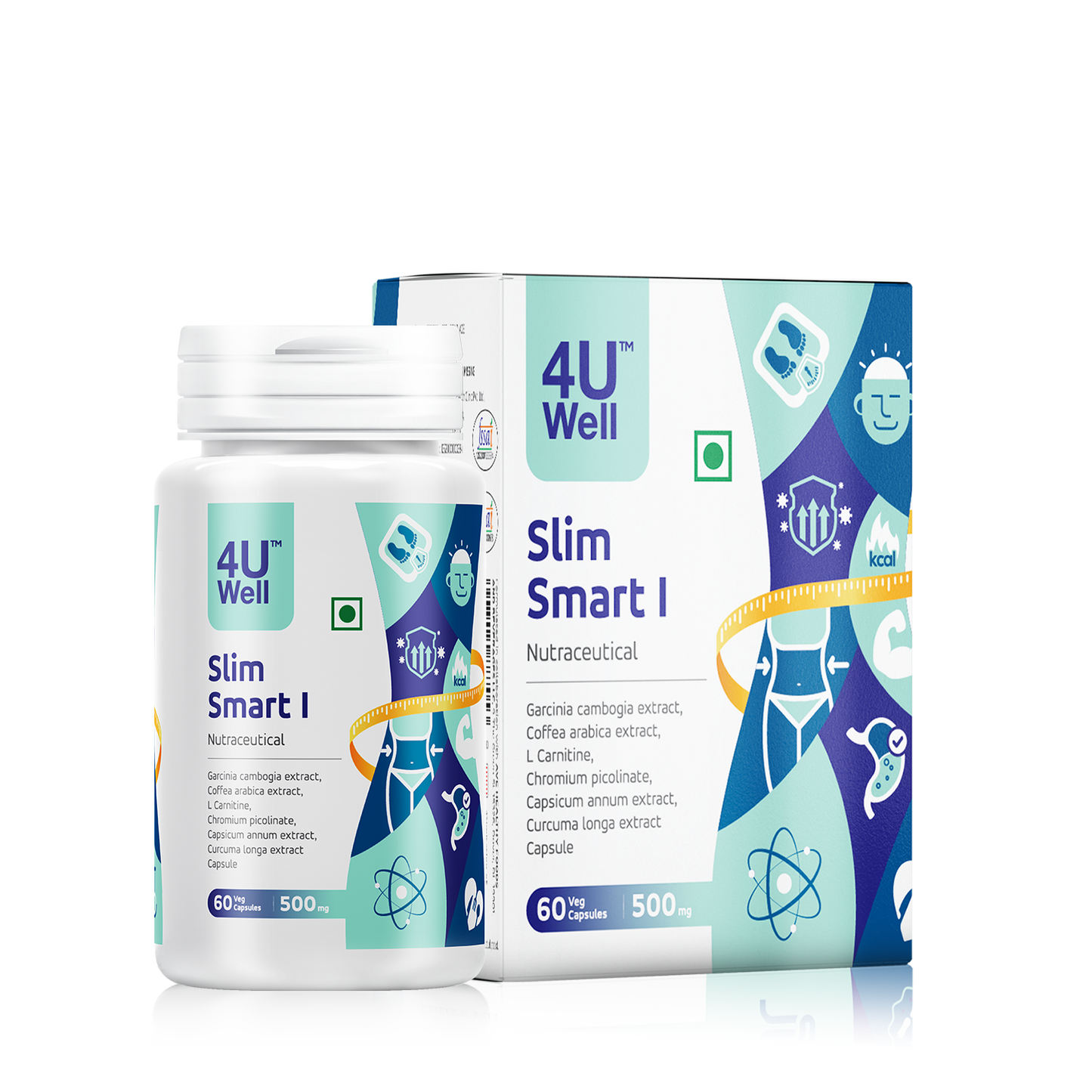SLIM SMART I : Fat Oxidation | Weight Management | Melt Fat | Antioxidant
