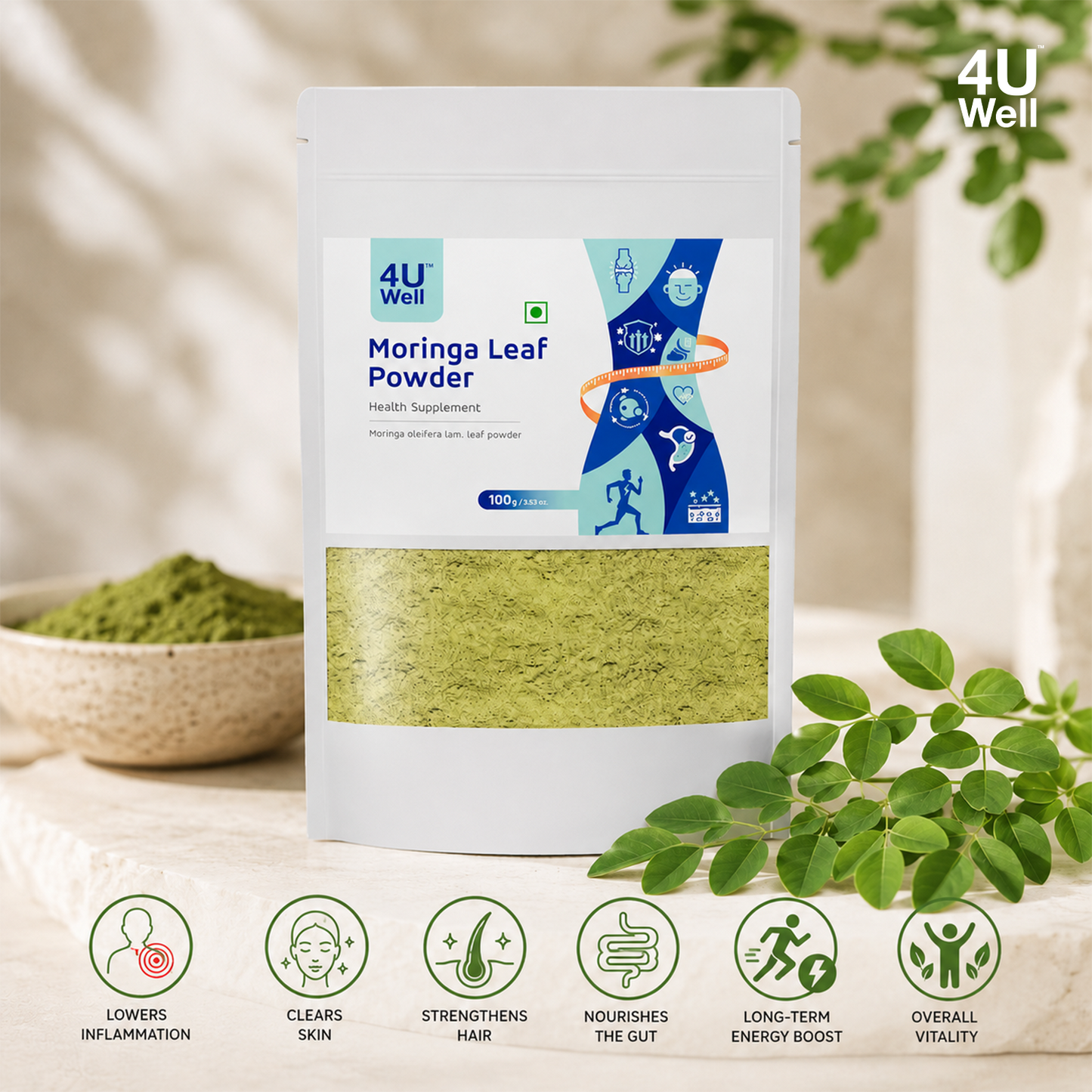 Moringa Leaf Powder (100g)
