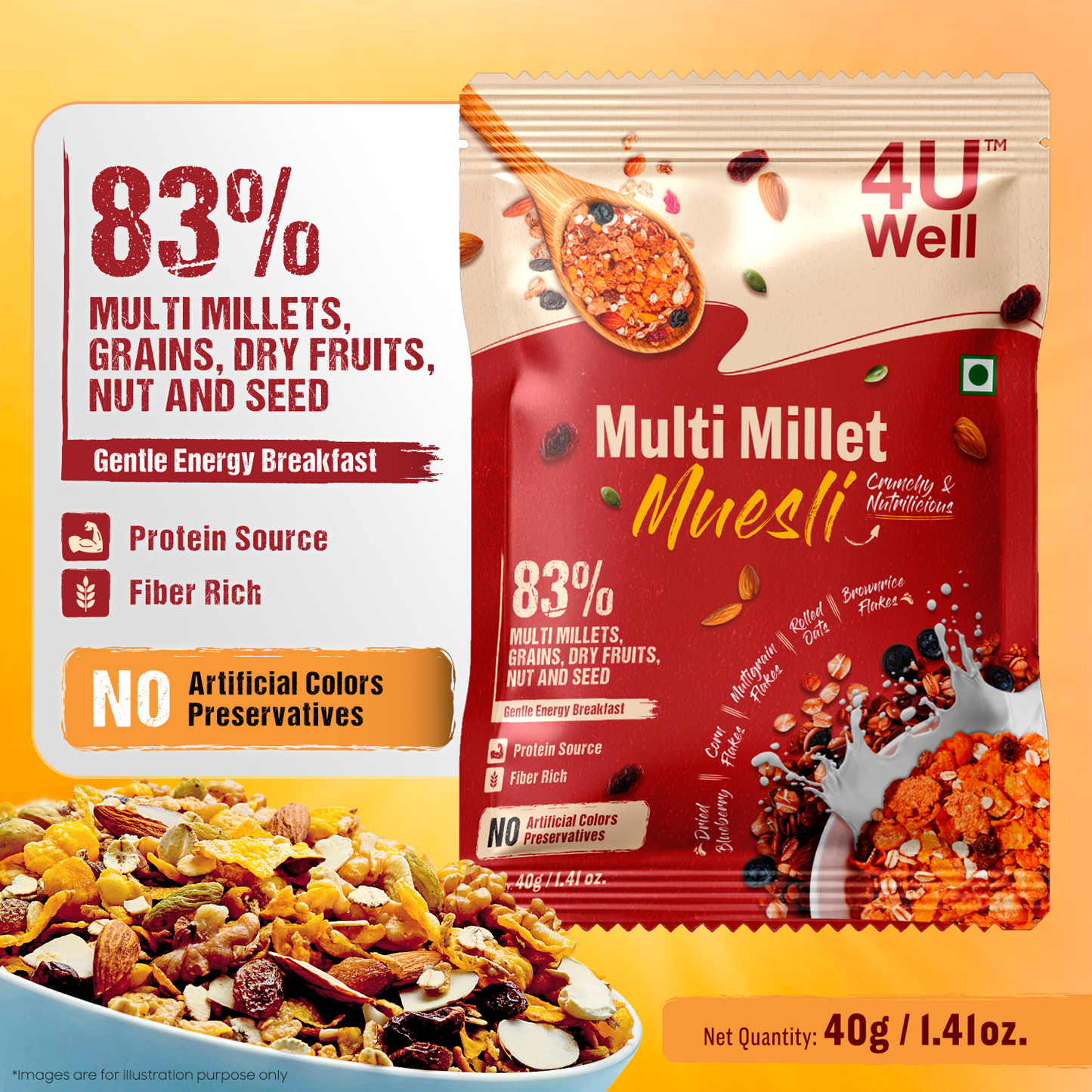 40g Multi-Millet Muesli (Trial Pack)