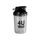 3 in 1 Shaker Bottle : 100% Leak Proof | Storage Compartment | BPA Free