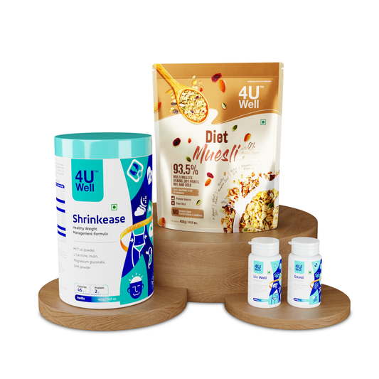 LivSlim – Liver Health Combo 3 (Shrinkease, Liv Well, Oxinil, Diet Muesli)