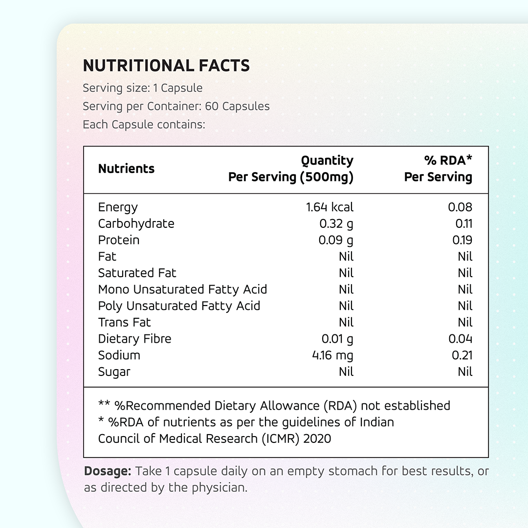 LEAN CORE I : Fat Oxidation | Weight Management | Melt Fat | Antioxidant