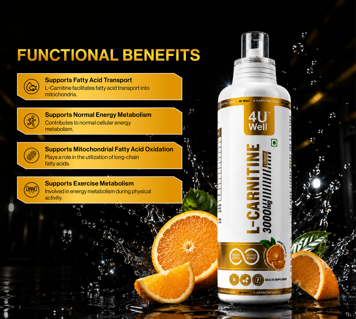 L-CARNITINE: Fat Metabolism Support | Cellular Energy | Exercise Support