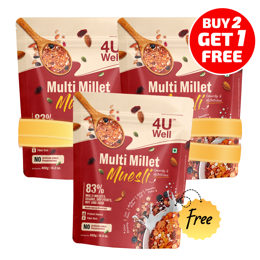 Multi-Millet Muesli Combo (Buy 2 Get 1)