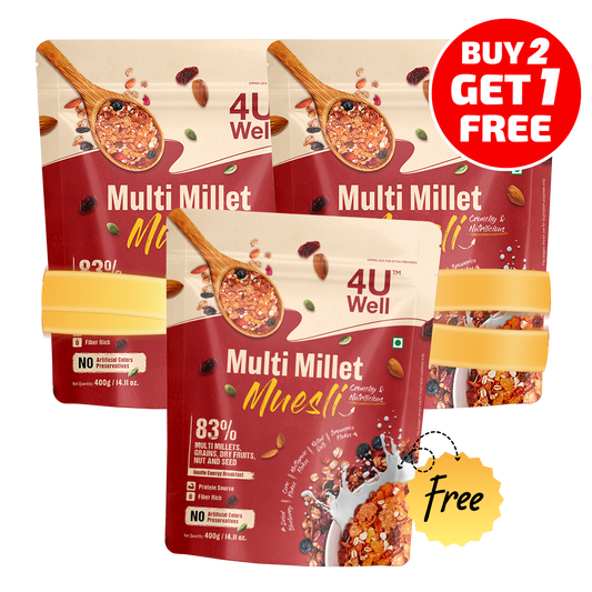 Multi-Millet Muesli Combo (Buy 2 Get 1)