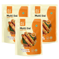 Three packages of 4U Well Multi Dal Dosa Mix on a white background