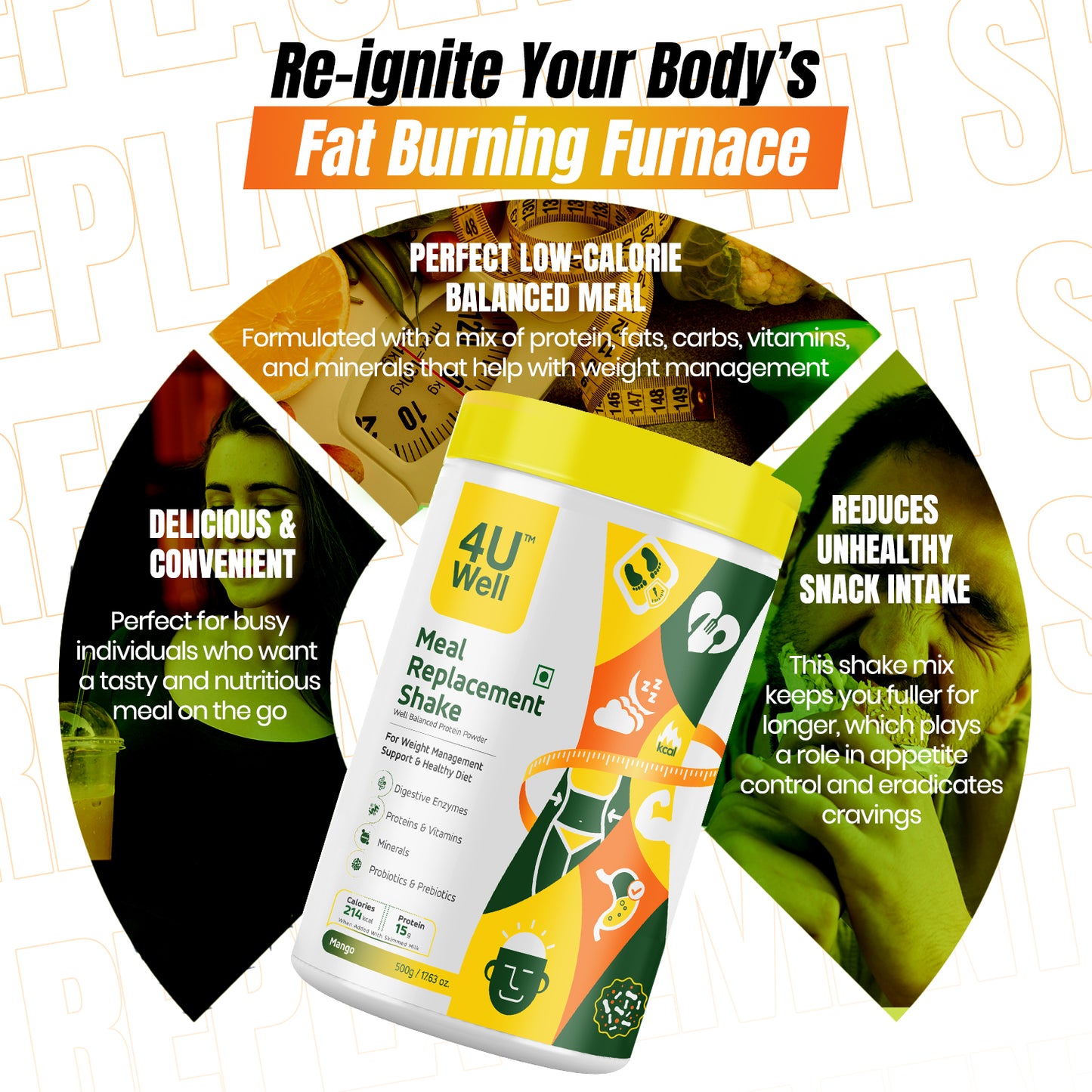 MEAL REPLACEMENT SHAKE - Fat Burn | Healthy Weight Loss | Gut Friendly