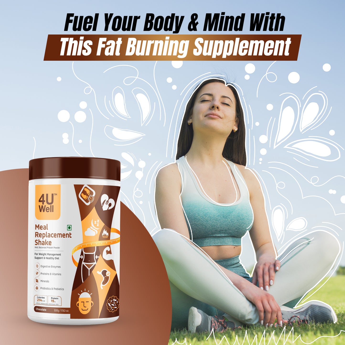 MEAL REPLACEMENT SHAKE - Fat Burn | Healthy Weight Loss | Gut Friendly