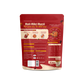 Red package of Multi Millet Muesli with nutritional information on a white background