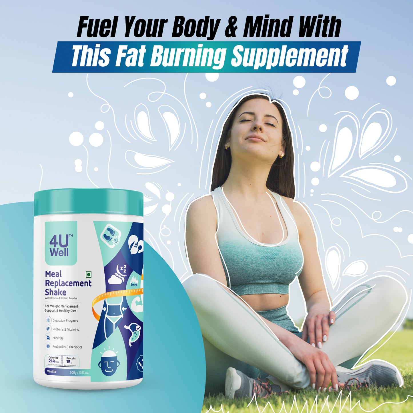 MEAL REPLACEMENT SHAKE - Fat Burn | Healthy Weight Loss | Gut Friendly