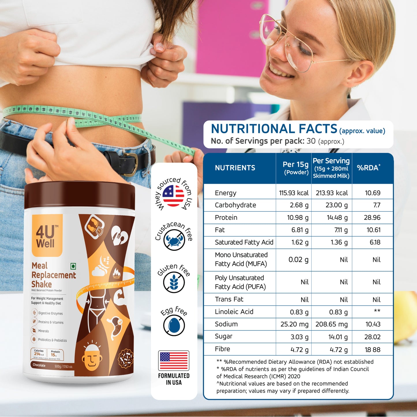 MEAL REPLACEMENT SHAKE - Fat Burn | Healthy Weight Loss | Gut Friendly