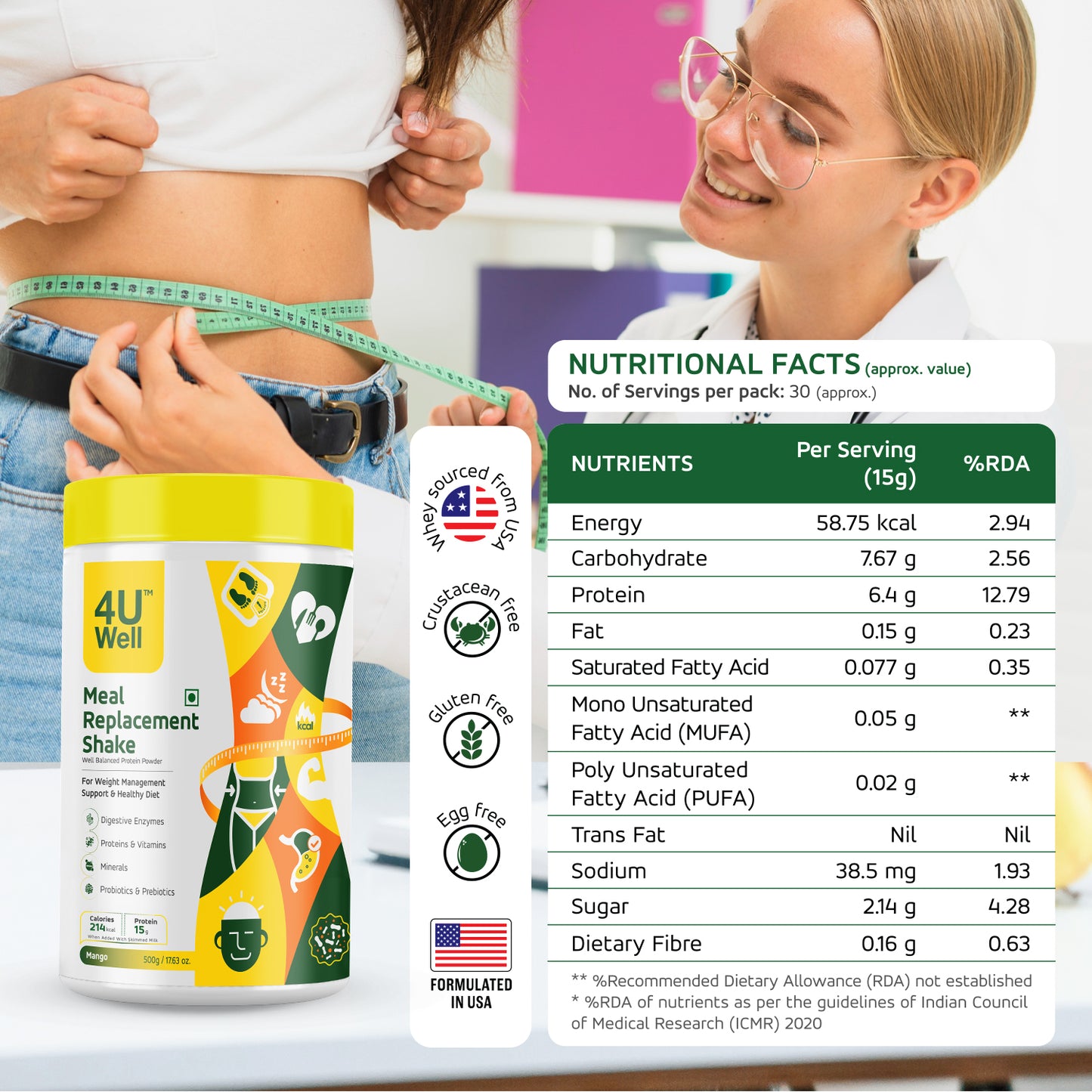 MEAL REPLACEMENT SHAKE - Fat Burn | Healthy Weight Loss | Gut Friendly