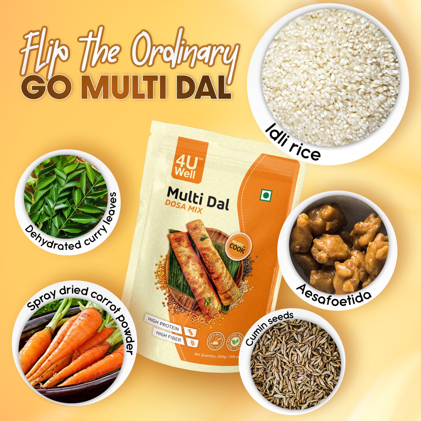 Multi-Dhal Dosa Mix