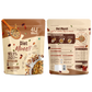 Two packages of Diet Muesli with different views on a white background