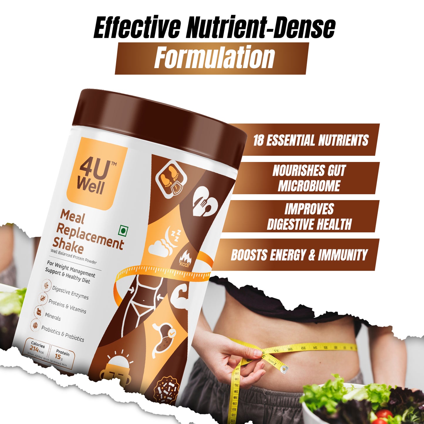 MEAL REPLACEMENT SHAKE - Fat Burn | Healthy Weight Loss | Gut Friendly