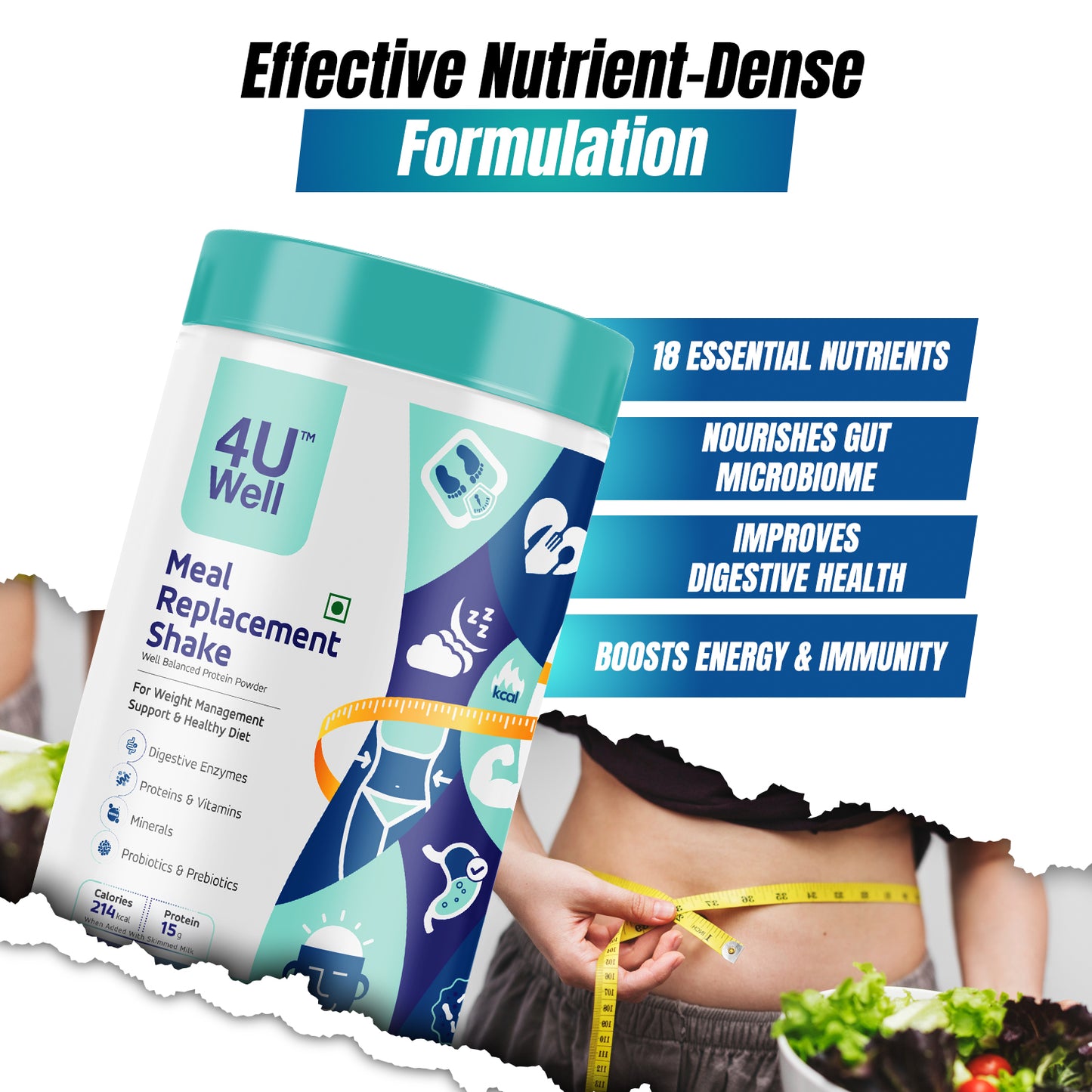 MEAL REPLACEMENT SHAKE - Fat Burn | Healthy Weight Loss | Gut Friendly