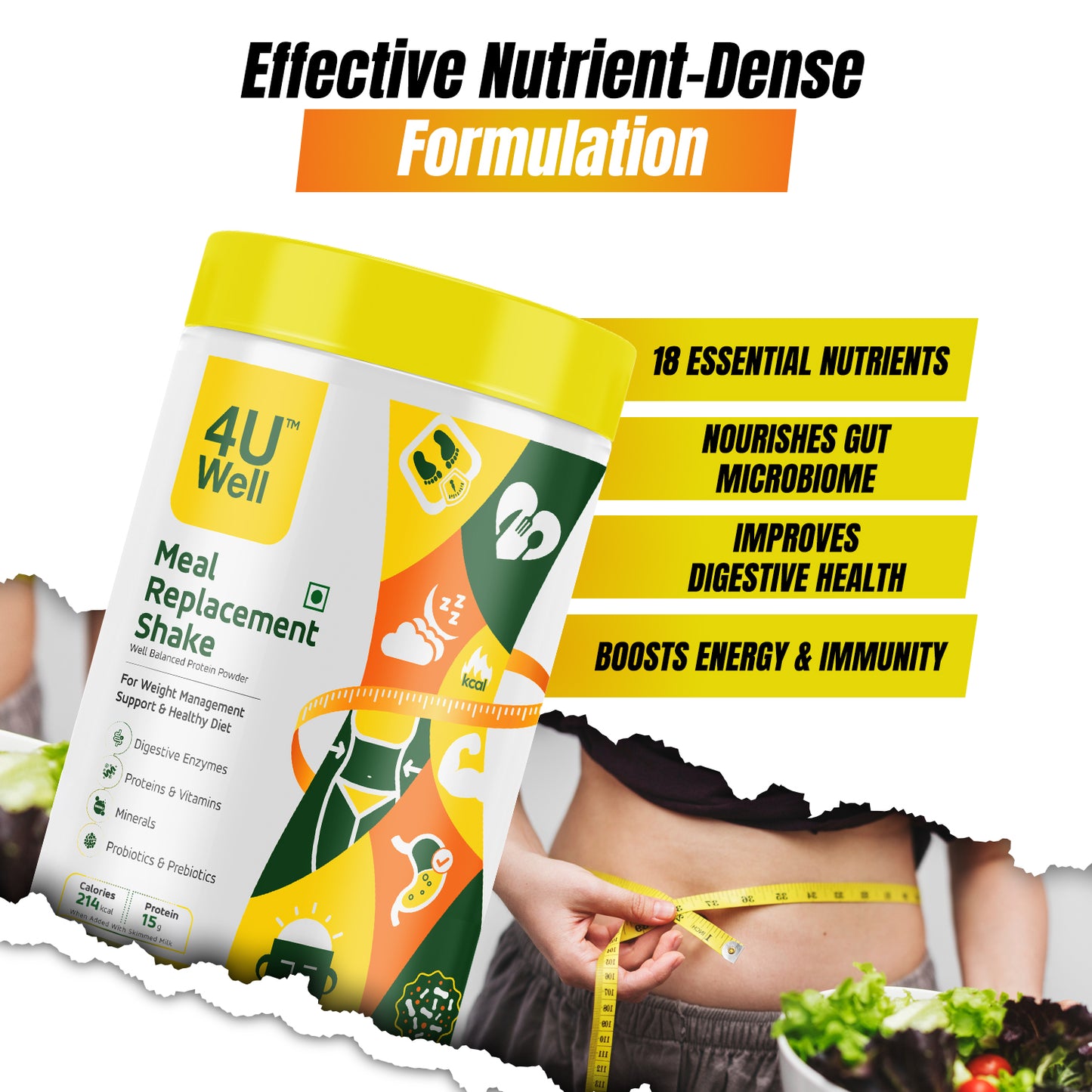 MEAL REPLACEMENT SHAKE - Fat Burn | Healthy Weight Loss | Gut Friendly