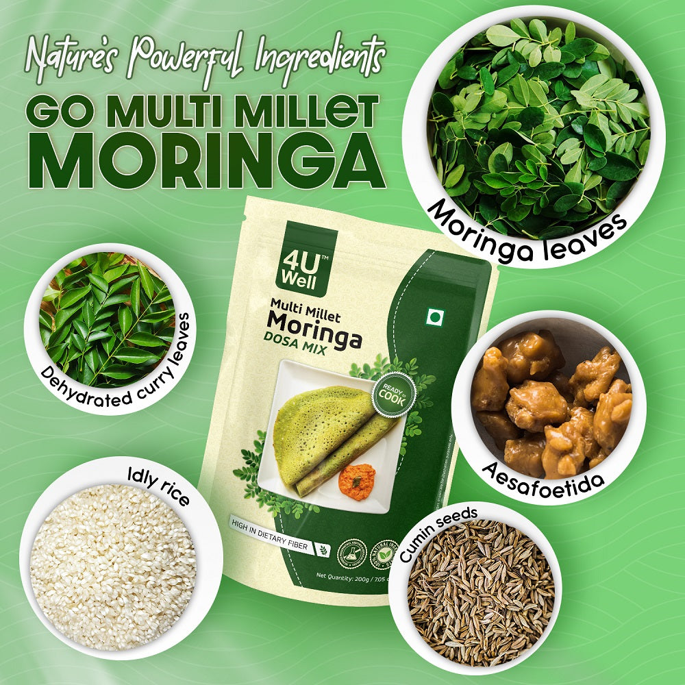 Creamed Honey + Moringa Dosa Mix Combo (Pack of 2)