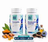 Combo Product: Black Cumin Seed Oil + Curcumin
