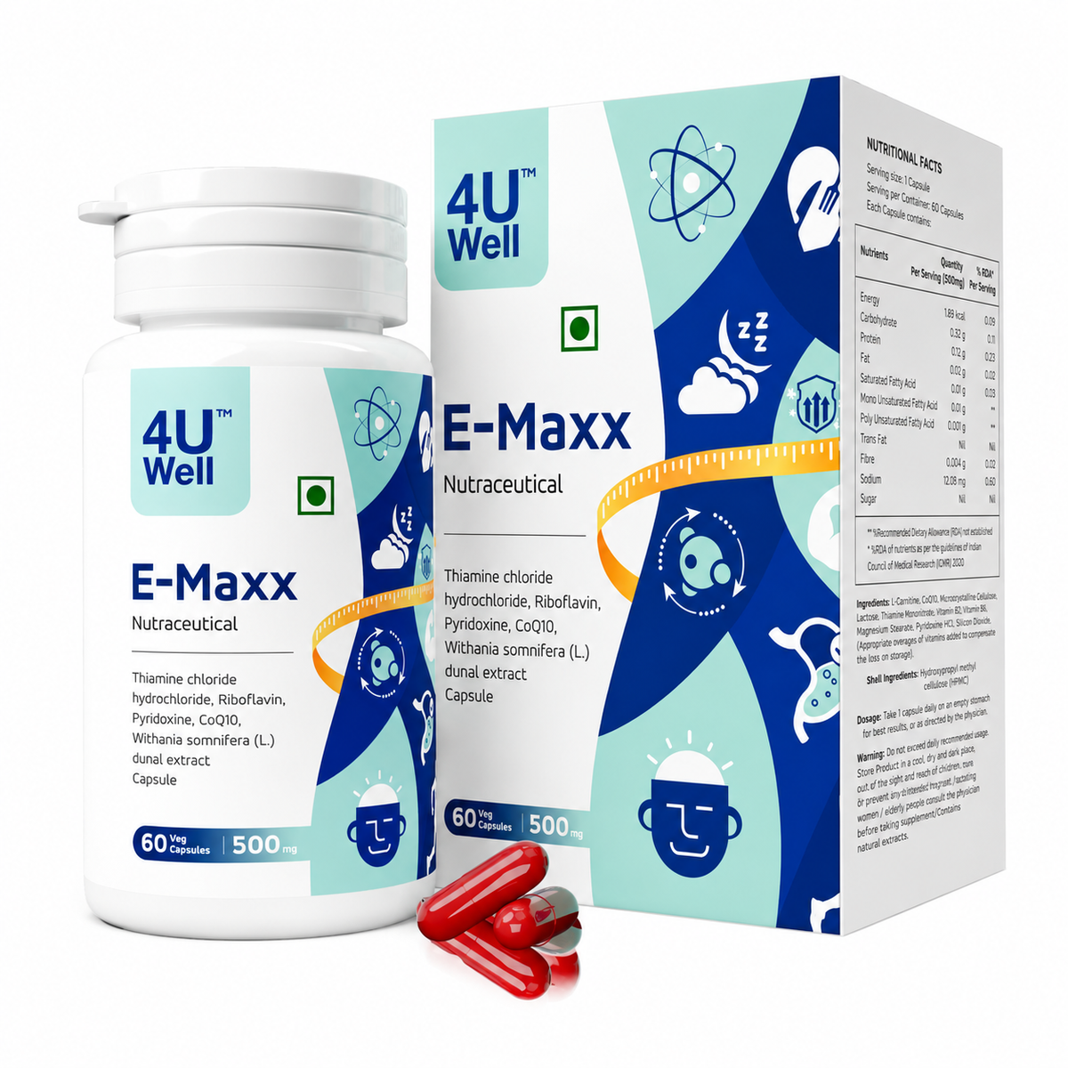 E-MAXX: Boost Energy | Weight management | Relieves Stress