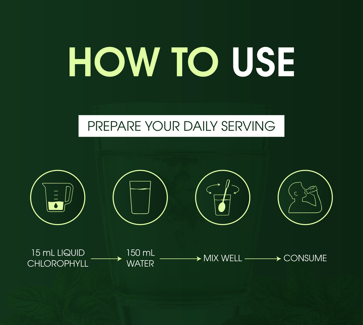 Liquid Chlorophyll : Natural Detox | 600mL