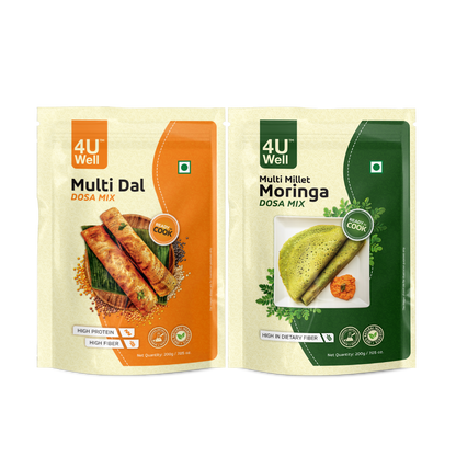 Moringa Dosa Mix  And Dal Dosa Mix(Pack of 2)