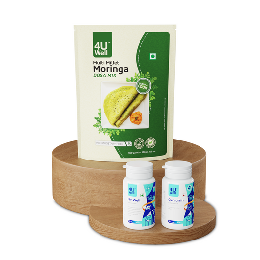 Detox Combo 4 (Curcumin, Liv Well & Moringa Dosa Mix qty 1)