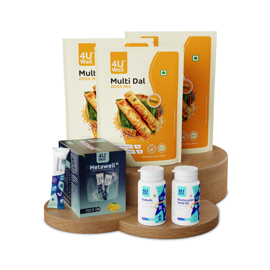 GutFit – Gut Health Combo 1 (inulin +powder, oxinil, moringa dosa 2qty, Diet muesli)