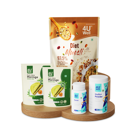 GutFit – Gut Health Combo 2 (Metawell, Blackcumin Seed Oil, Guduchi, Multi Dal Dosa Mix – 3 packs)