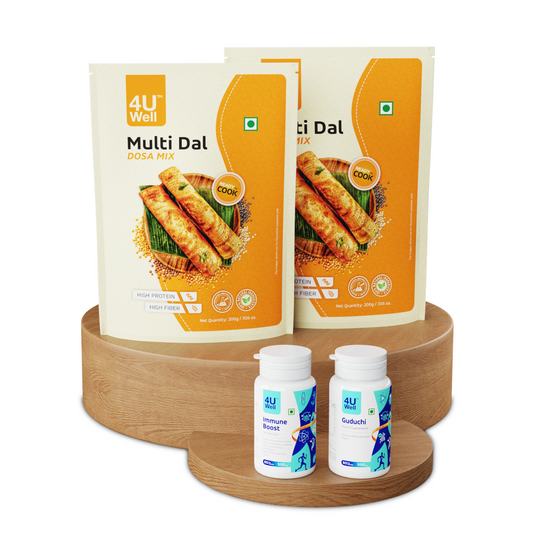 Immune Health Combo 2(Immune Boost, Guduchi, Multi Dal Dosa Mix (2qty))