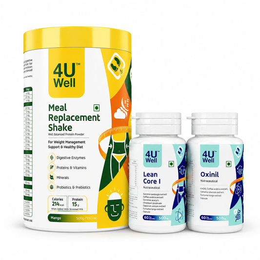 Obese Weight Management Combo (MEAL REPLACEMENT SHAKE | OXINIL | LEAN CORE I )