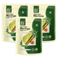 Three packages of 4U Well Multi Millet Moringa Dosa Mix on a white background