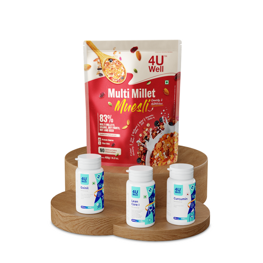 Weight Loss – Combo 1 (Lean Core I, Oxinil, Diet Muesli – 2 packs, Moringa Dosa Mix – 2 packs)